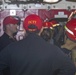 Sailors take part in fire fighting drills