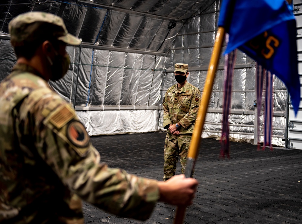 81st Air Control Squadron commander's first salute