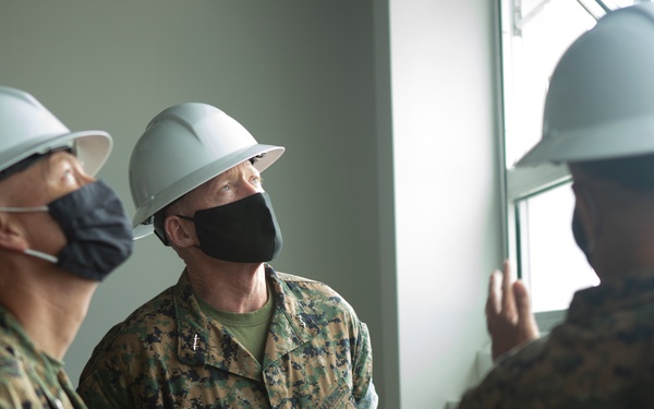 Maj. Gen. Edward Banta visits Camp Lejeune, New River