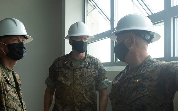 Maj. Gen. Edward Banta visits Camp Lejeune, New River