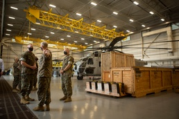 Maj. Gen. Edward Banta visits Camp Lejeune, New River.