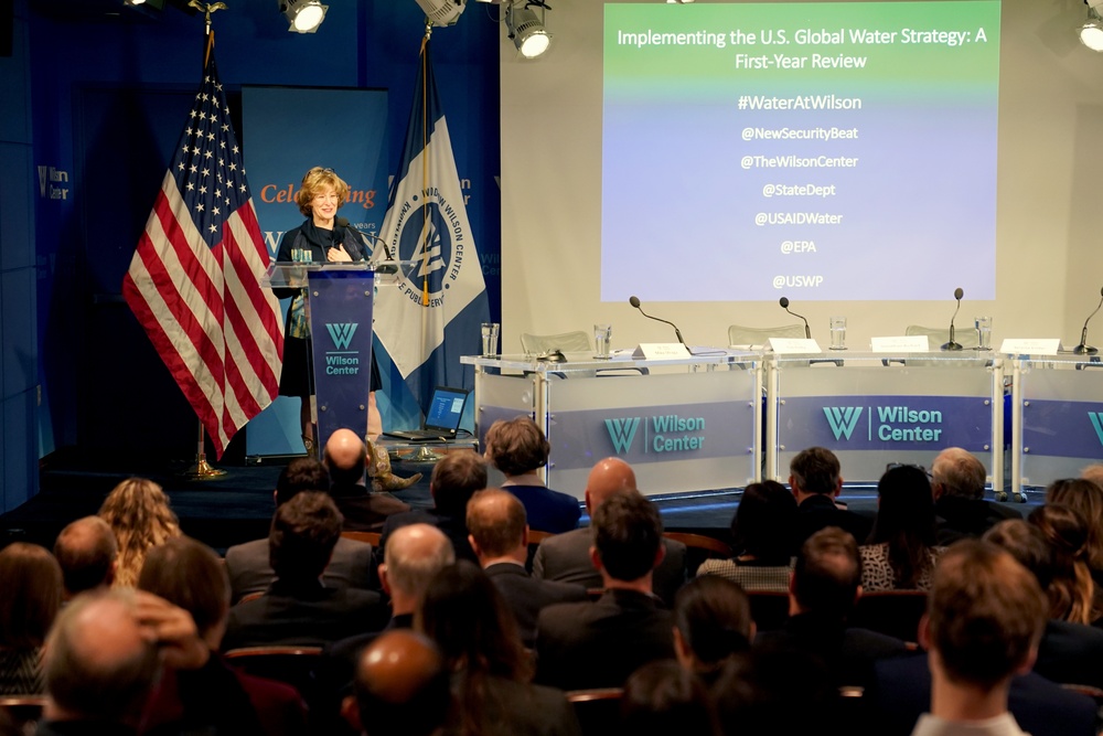 DAAID Bonnie Glick speaks on Global Water Strategy