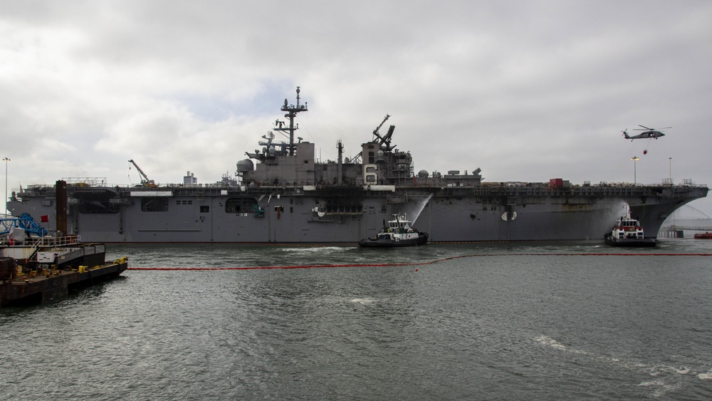 USS Bonhomme Richard Fire Recovery Efforts