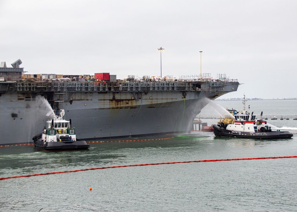 USS Bonhomme Richard Fire Recovery Efforts