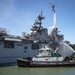 Sailors and Federal San Diego Firefighters fight fire aboard USS Bonhomme Richard