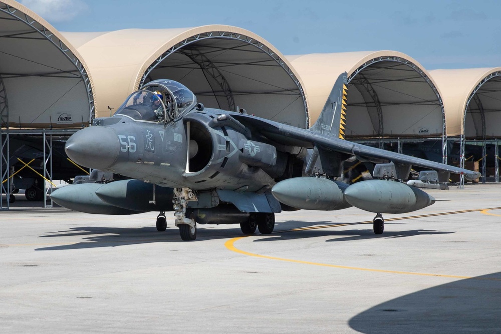 26th MEU AV-8B Harriers, Marines return from deployment