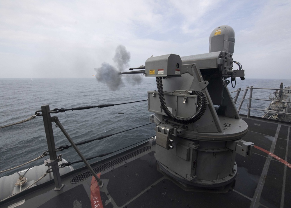 Rafael Peralta Sailor Fires a Mk 38 Gun-Mount