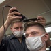 USS Carl Vinson (CVN 70) Retail Specialist Gives Haircut