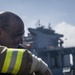 Sailors and Federal San Diego Firefighters fight fire aboard USS Bonhomme Richard