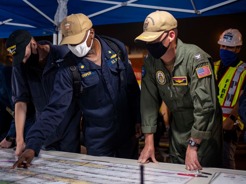 USS Bonhomme Richard (LHD 6) Fire