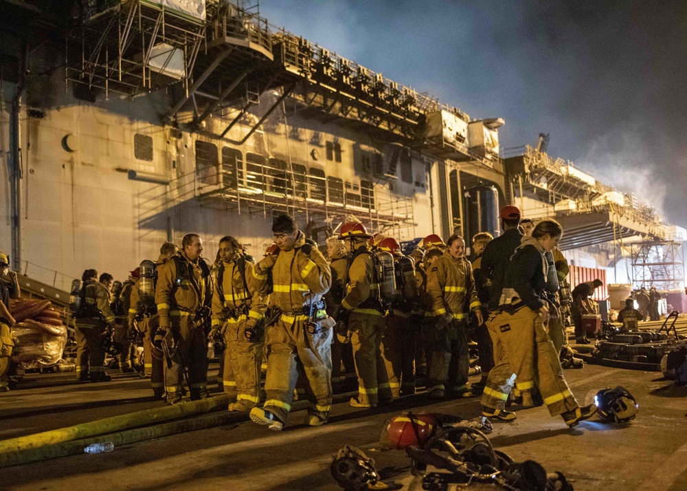 USS Bonhomme Richard (LHD 6) Fire