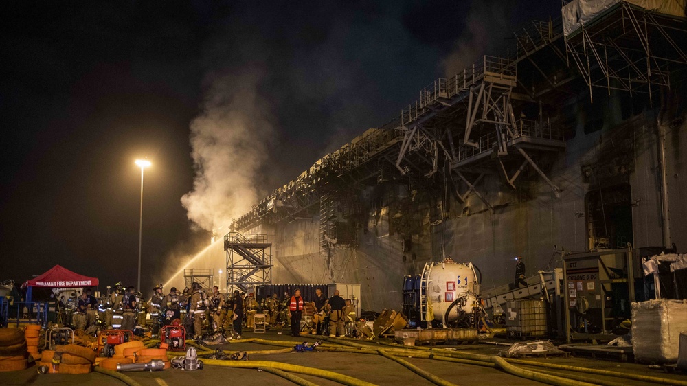 USS Bonhomme Richard (LHD 6) Fire