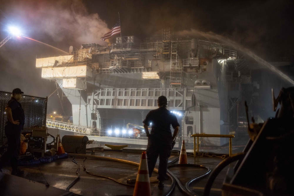 USS Bonhomme Richard (LHD 6) Fire