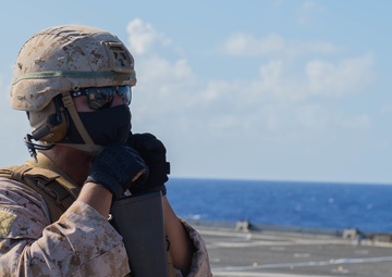 Marine Prepares For Training