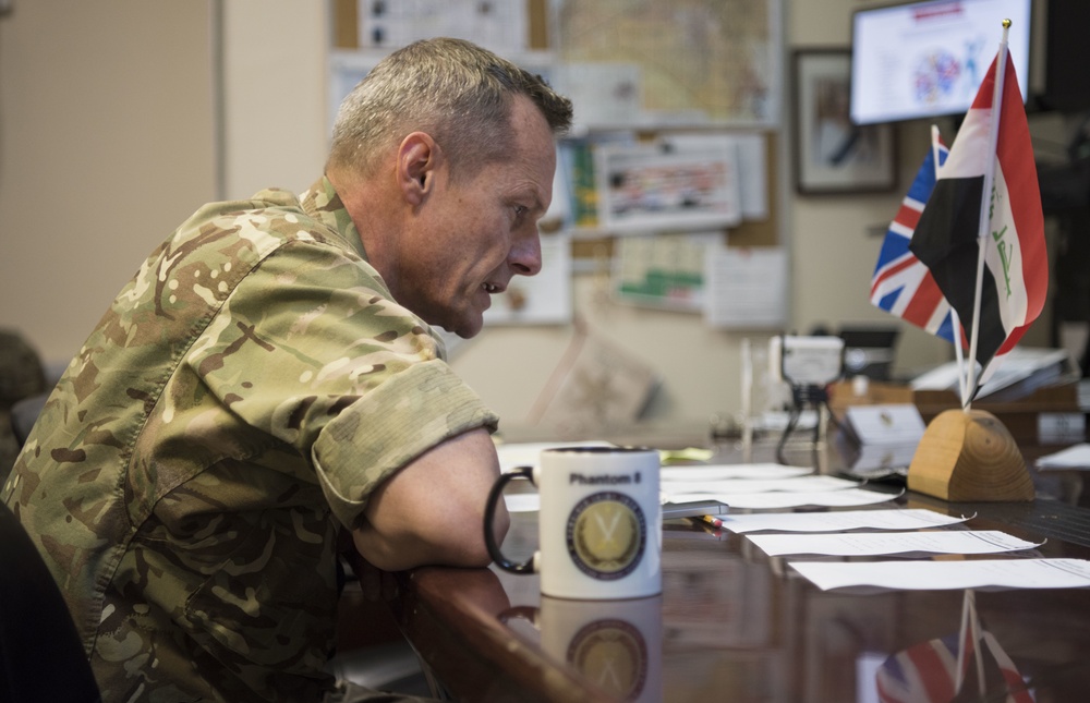 Maj. Gen. Strickland conducts interview with BBC Radio 4