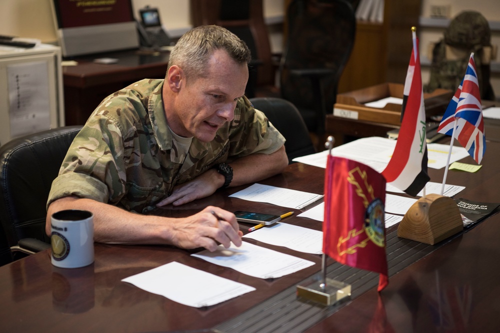 Maj. Gen. Strickland conducts interview with BBC Radio 4