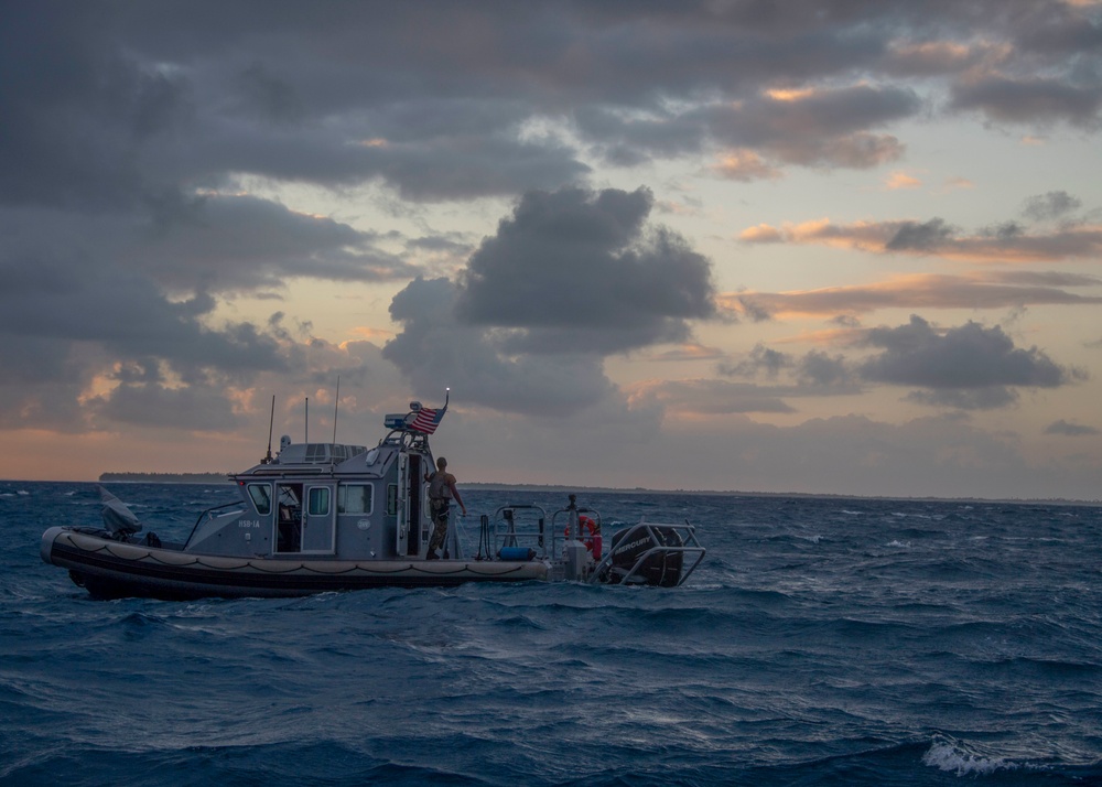 Patrolling the harbor