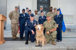 Group photo at Walter Reed National Military Medical Center