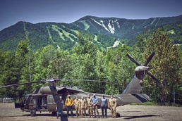 Exploring Whiteface Mountain with N.Y. National Guard Blackhawks