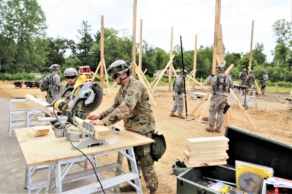 Progression of a troop project at Fort McCoy