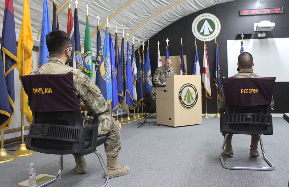 HHD, 595th Trans. BDE Change of Command