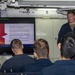 Sailors attend a safety stand down