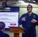 Sailors attend a safety stand down