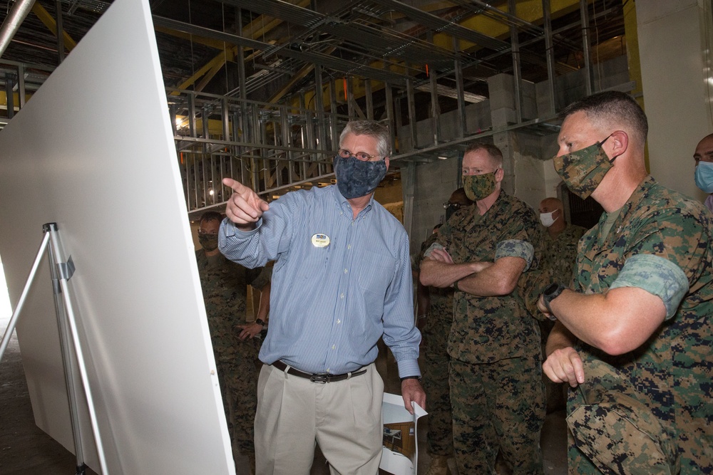 Maj. Gen. Banta visits MCAS Cherry Point