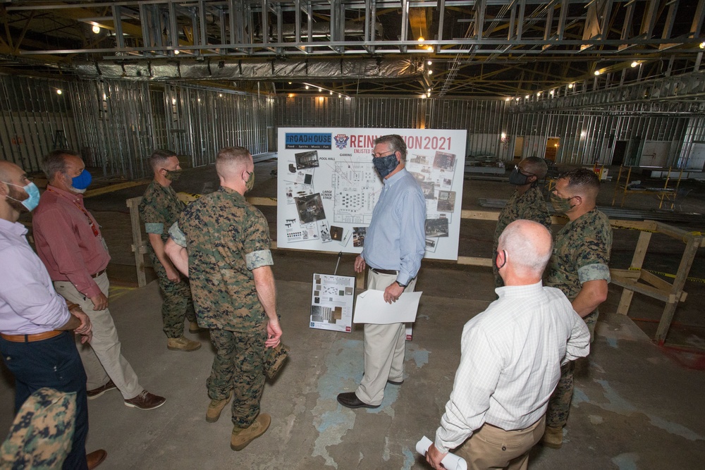 Maj. Gen. Banta visits MCAS Cherry Point