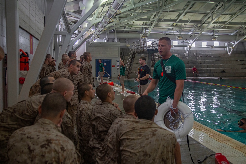 Alpha Company Swim Qualification