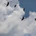 Paratroopers participate in the annual St. Michael's Jump at Ft. Bragg