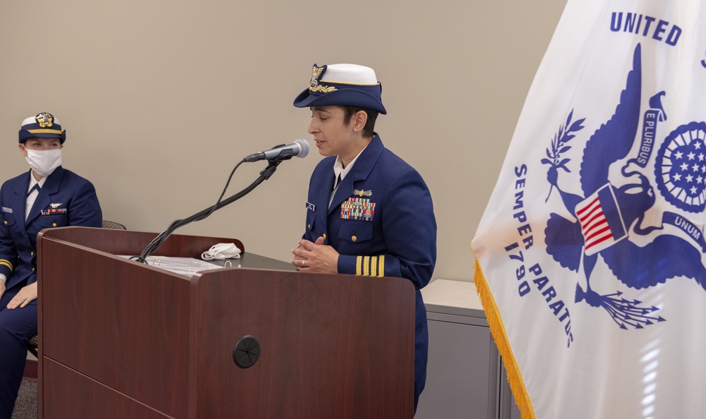 Coast Guard Sector Anchorage holds modified change of command ceremony