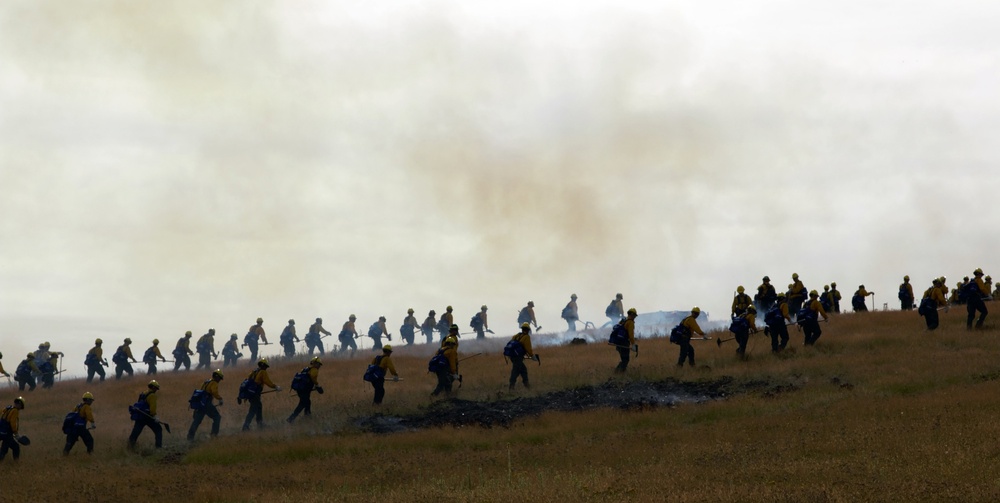 Oregon National Guard wildland firefighter training