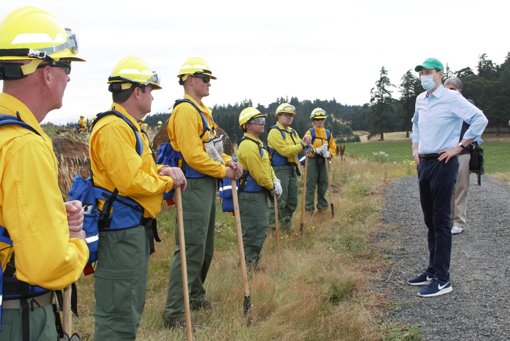 Oregon National Guard wildland firefighter training