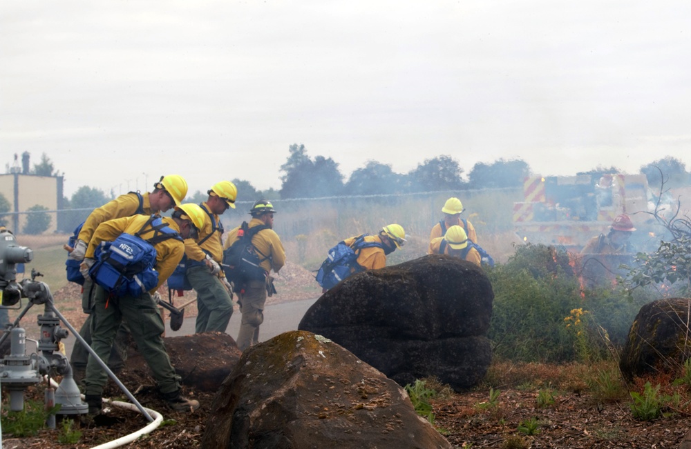 Oregon National Guard wildland firefighter training