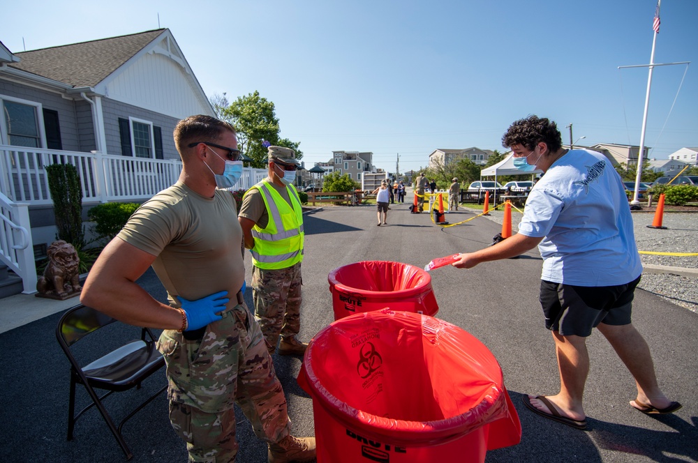 Delaware Guard at Dewey Beach, checks 1,065 for COVID-19