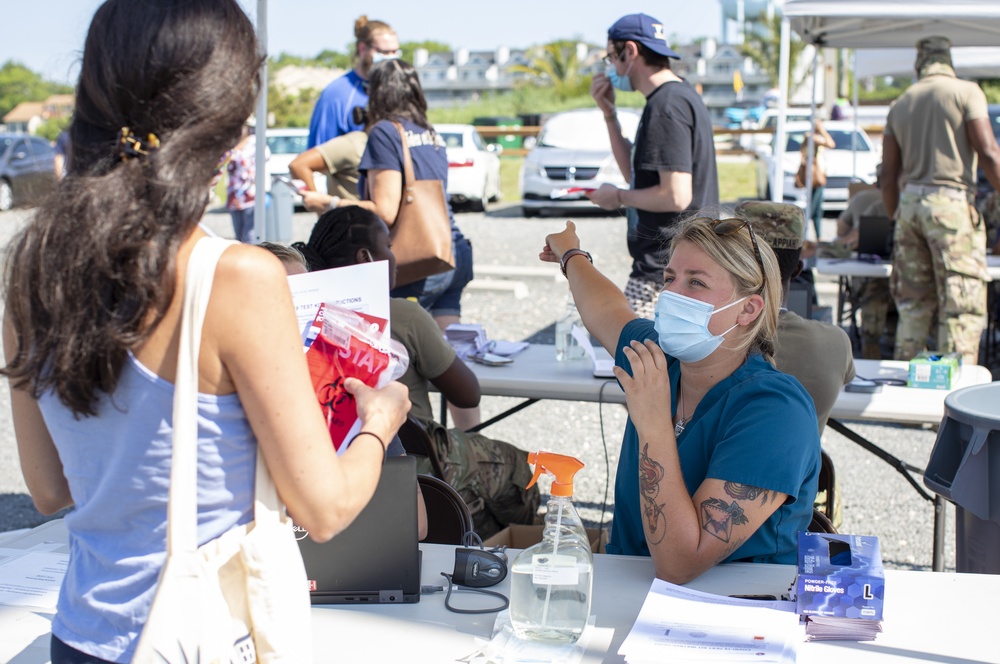 Delaware Guard at Dewey Beach, checks 1,065 for COVID-19