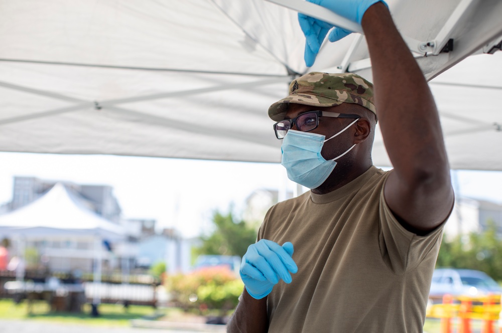 Delaware Guard at Dewey Beach, checks 1,065 for COVID-19