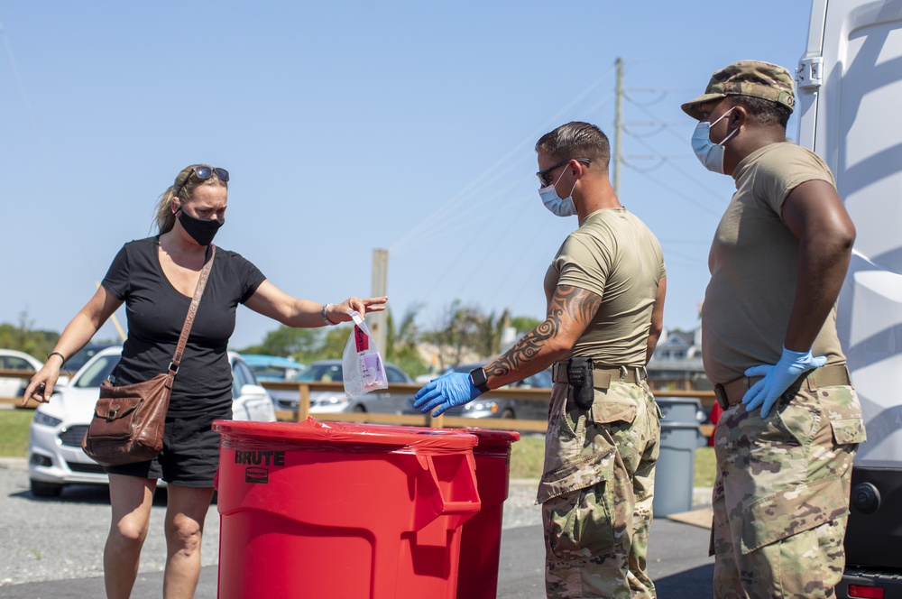 Delaware Guard at Dewey Beach, checks 1,065 for COVID-19