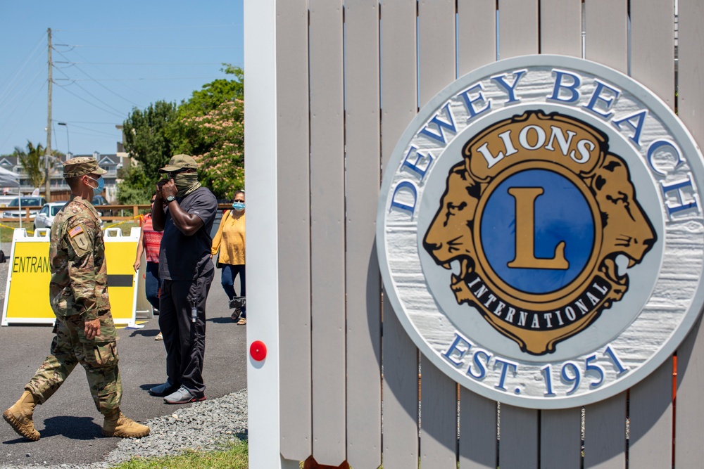 Delaware Guard at Dewey Beach, checks 1,065 for COVID-19