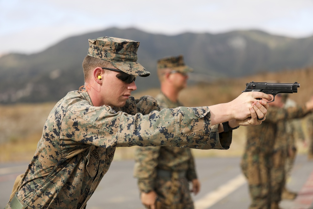 5th Battalion, 14th Marine Regiment pistol range