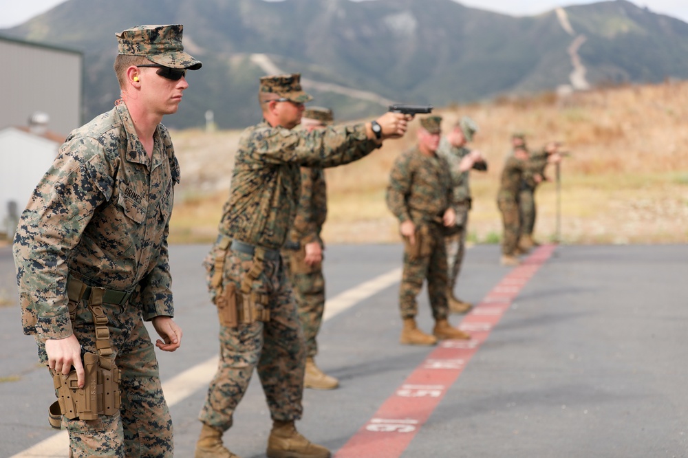 5th Battalion, 14th Marine Regiment pistol range