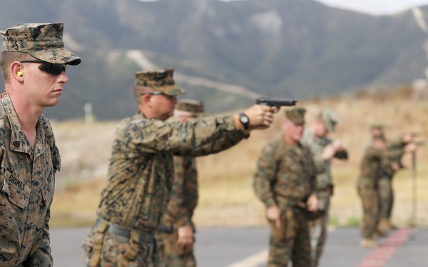 5th Battalion, 14th Marine Regiment pistol range