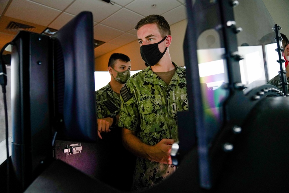 USS Topeka Sailors Enhance Skills in Navy’s High Tech Trainer