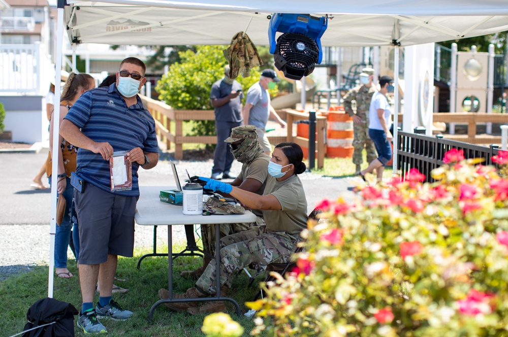 Delaware Guard at Dewey Beach, checks 1,065 for COVID-19