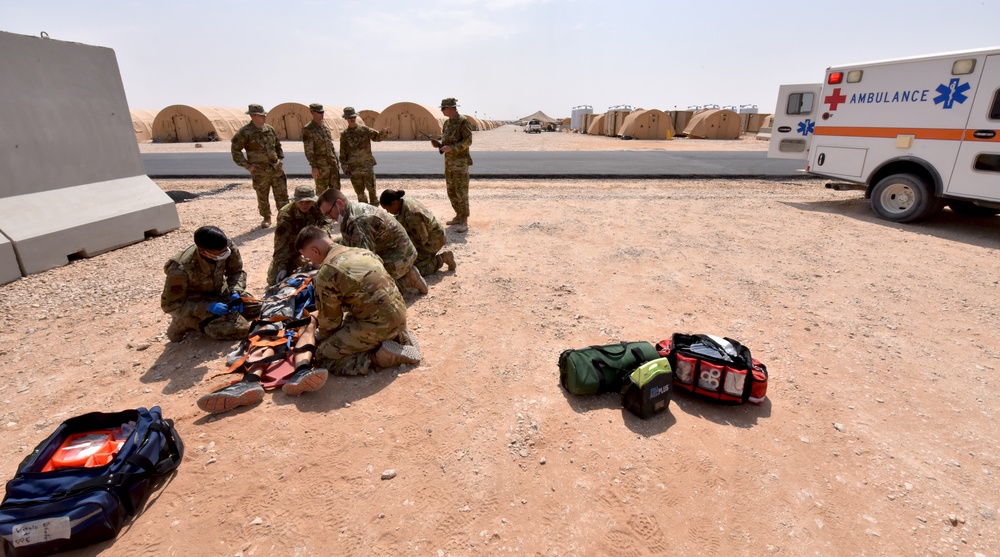 Prince Sultan Air Base conducts trauma response exercise