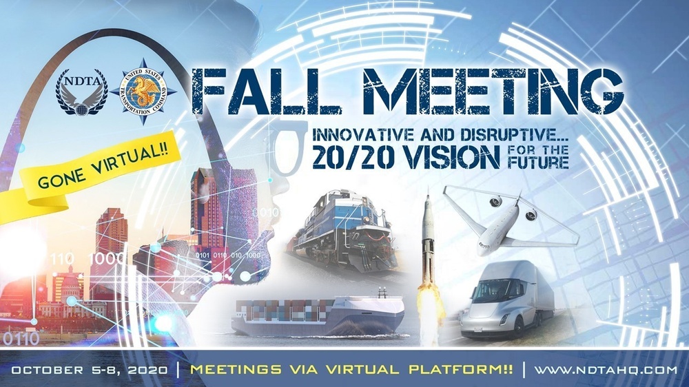Eighth Annual National Defense Transportation Association-U.S. Transportation Command Fall Meeting to be Conducted Virtually October 5-8