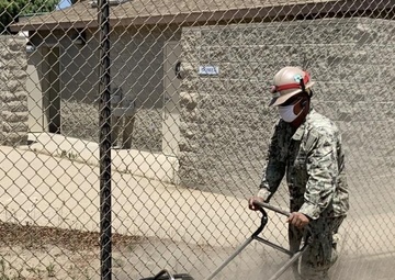 Seabees Conduct Construction on a Recreational Area