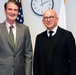 Counselor Chris Milligan meets with ICRC Director-general