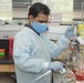 Scientists with the Emerging Infectious Disease branch at the Walter Reed Army Institute of Research conducts studies in order to find a solution for the COVID-19 Coronavirus.
